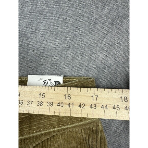 Levi's Low Pro Corduroy Pants  Women's Size 31x30 Gold Straight Leg Mid Rise NWT - Picture 7 of 8